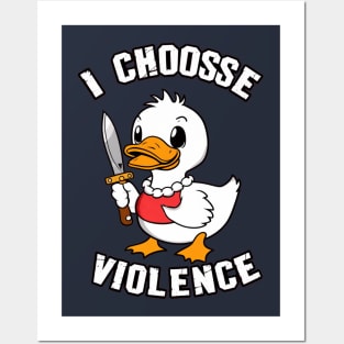 i choose violence Posters and Art